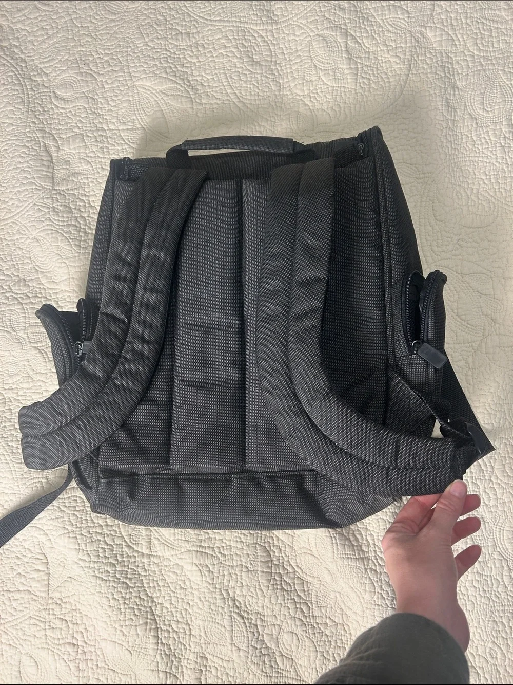 totes Black Everyday Backpack with Multiple Pockets